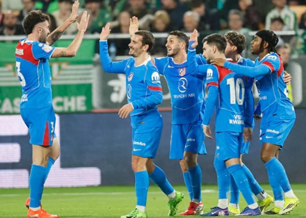 星空体育官方入口-马竞5-0横扫贝蒂斯，创队史新纪录，佩莱格里尼耻辱离场